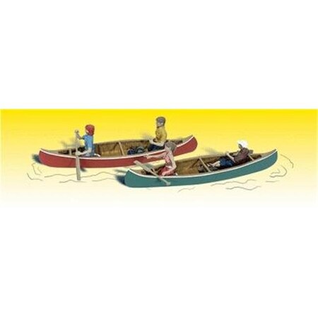 Woodland Scenics Woodland Scenics WOO2200 N Scale - Canoers WOO2200